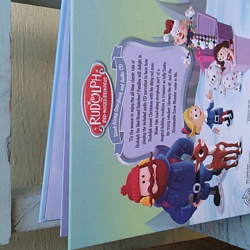New Rudolph Book &  Audio CD - Picture 3 of 7